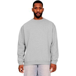 Casual Classics Mens Ringspun Cotton Oversized Sweatshirt / Heather Grey
